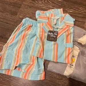 Goodnight Stripes PJ set Matilda Jane